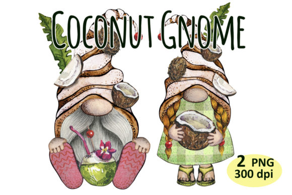Download Coconut Gnome Tropical Beach Clipart Png - Clipart png Collection