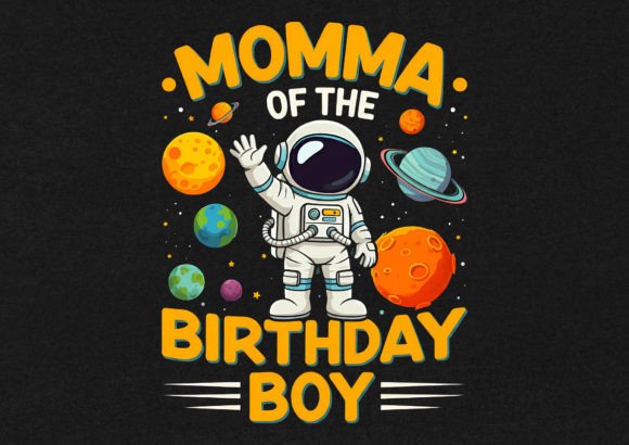 Download Momma of the Birthday Boy T-Shirt Design - Birthday Collection
