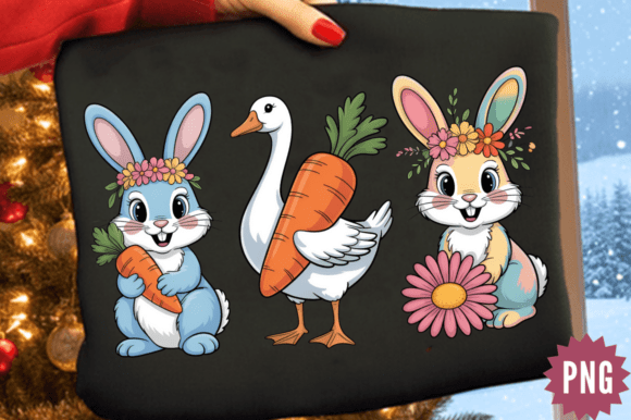 Download Cute Easter Goose Clipart PNG Design - Clipart png Collection