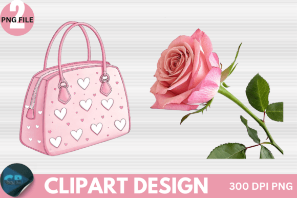 Download Retro Pink Valentine Clipart PNG - Clipart png Collection