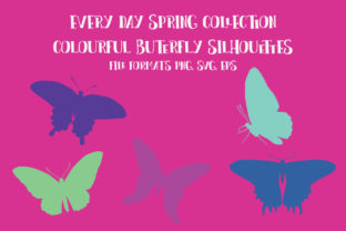Download Colourful Butterfly Silhouettes - Premium Bundle