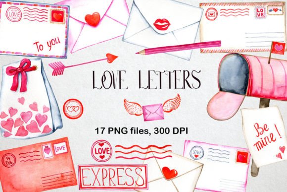 Download Love Letter Clipart PNG. Valentines Day - Clipart png Collection