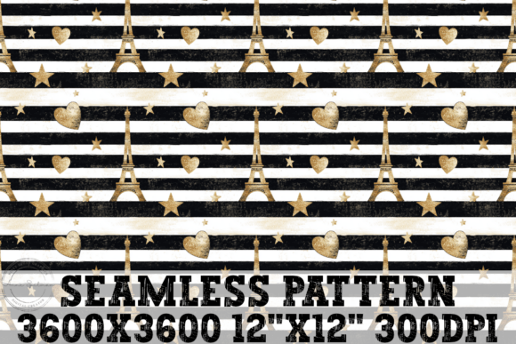 Download Paris Love Eiffel Tower &amp; Hearts Pattern - Paris love Collection