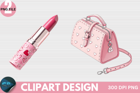Download Retro Pink Valentine Clipart PNG - Clipart png Collection