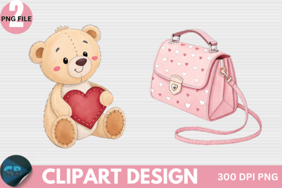 Download Retro Pink Valentine Clipart PNG - Clipart png Collection