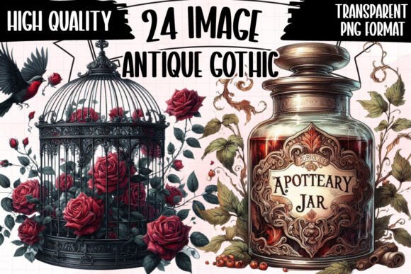 Download Antique Gothic Sublimation Clipart PNG - Clipart png Collection