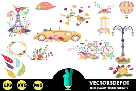 Download Paris Love for Autumn Clipart - Paris love Collection