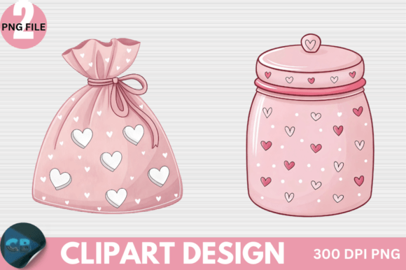 Download Retro Pink Valentine Clipart PNG - Clipart png Collection
