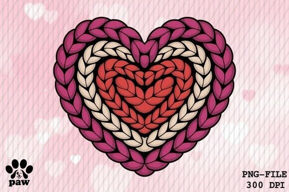 Download Valentines Faux Yarn Heart Png Love Png - Faux yarn heart png Collection