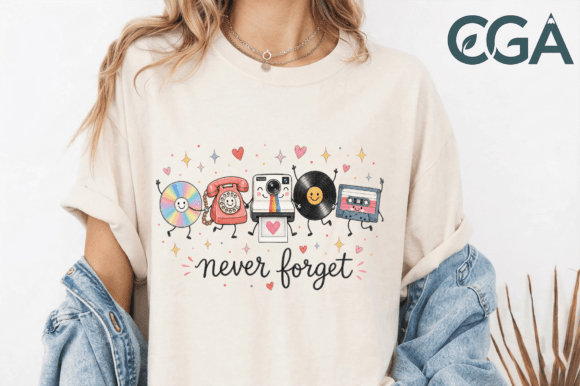 Download Retro Never Forget Tech Clipart PNG - Clipart png Collection
