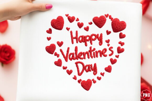 Download Valentine's Day Faux Yarn Heart PNG, Kni - Faux yarn heart png Collection
