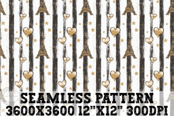 Download Paris Love Eiffel Tower Stripes &amp; Hearts - Paris love Collection